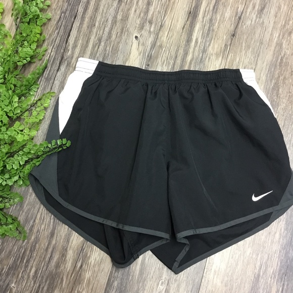 Nike Pants - Nike running dri fit black white shorts size M